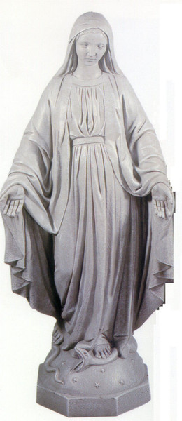 Madonna Large Cement Sculpture Virgin Mary Catholic Garden Statuary